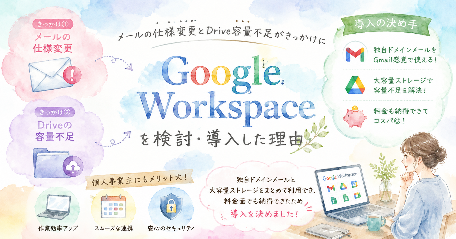 GoogleWorkspaceを検討・導入した理由